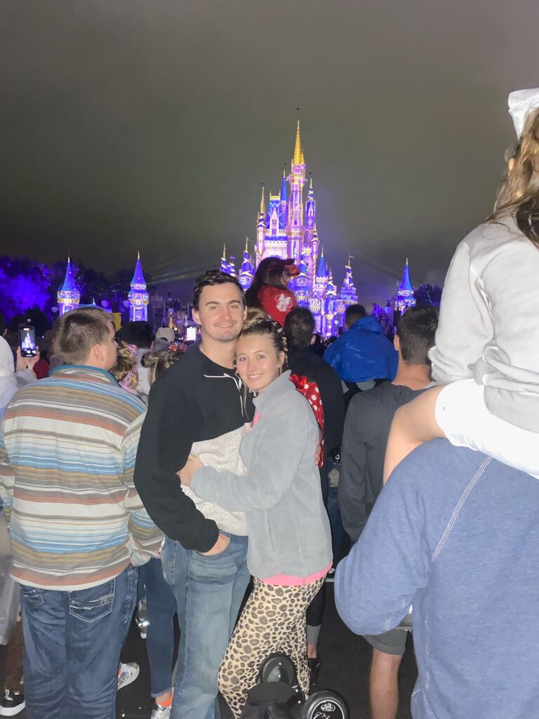 First trip to Disney together ( if it were Cason's choice it would be the last )