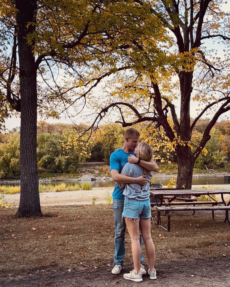 Our first year together! We spent the evening going out to dinner and bowling!