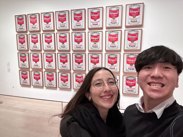 At MOMA in NYC