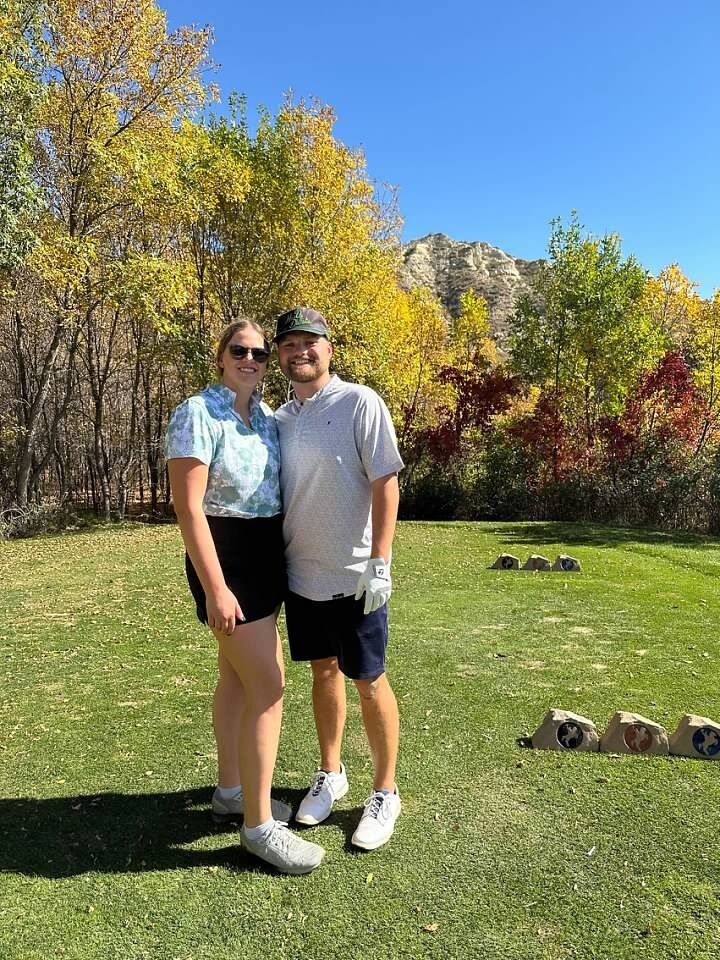 A trip to Bully Pulpit in Medora for a golf round. The colors were so beautiful!