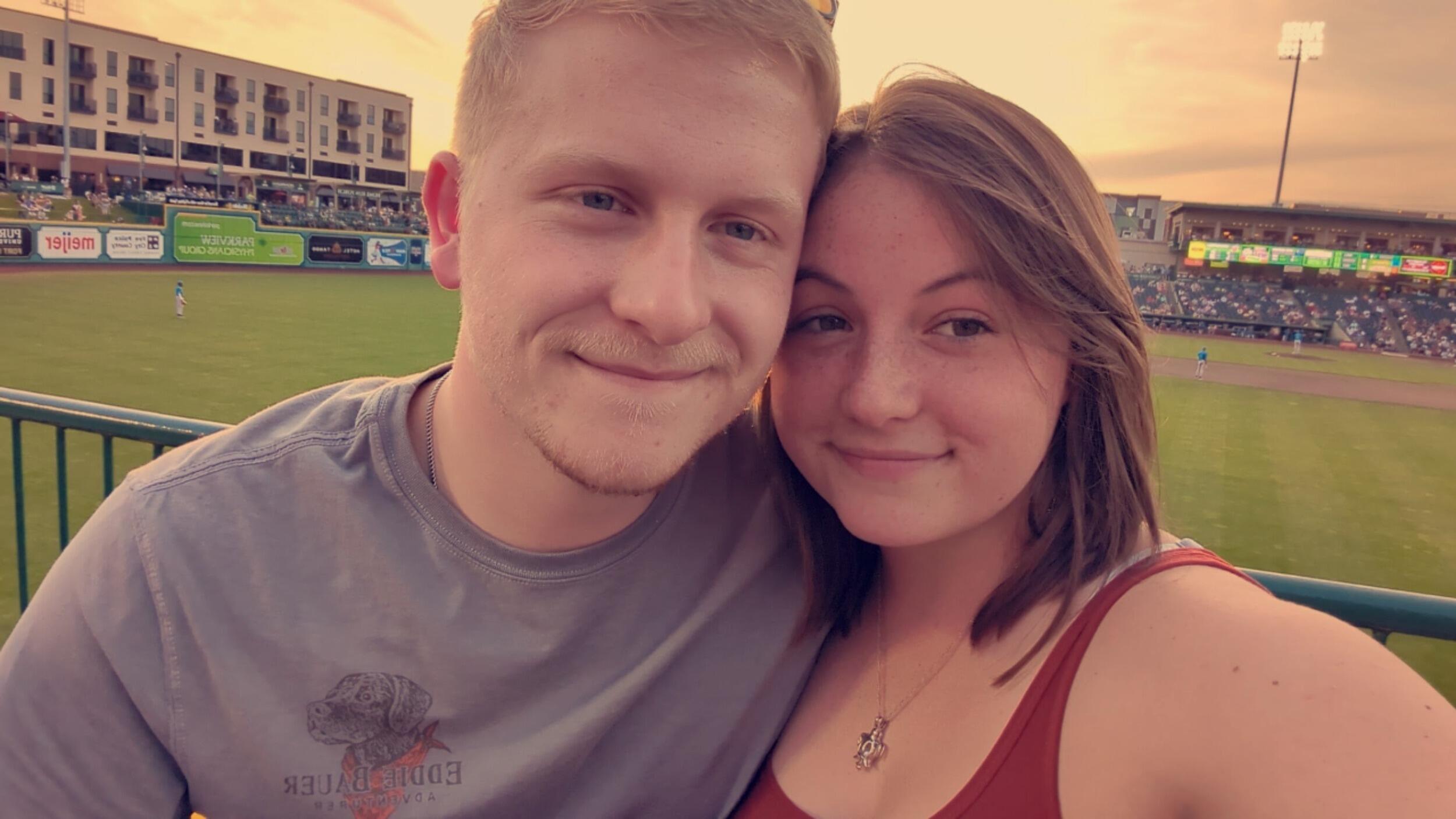 Went to Sarah's first tin caps game