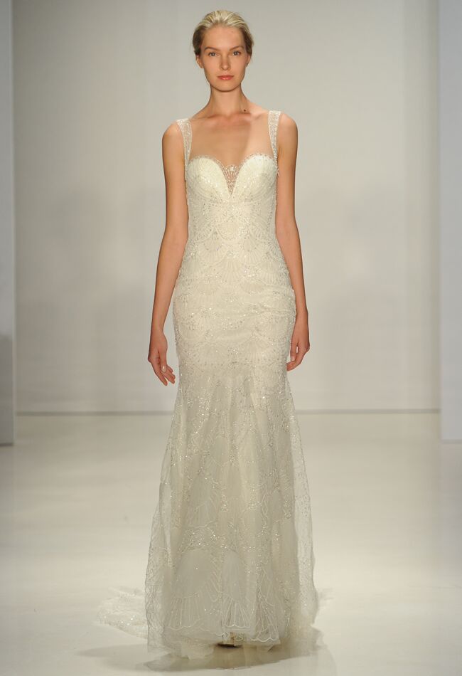 Kenneth Pool 2015 Wedding Dresses Demonstrate Romantic Beaded ...