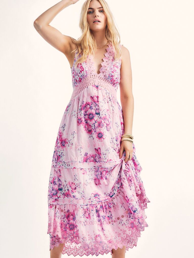 21 Whimsical Floral Wedding Guest Dresses