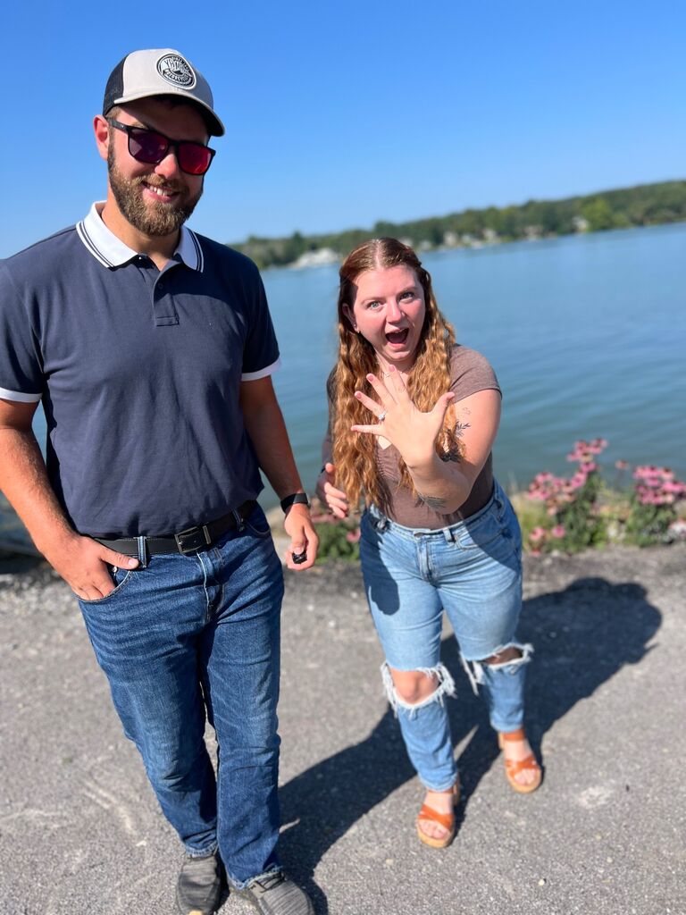 Took a trip to Silver Springs, NY and got engaged!