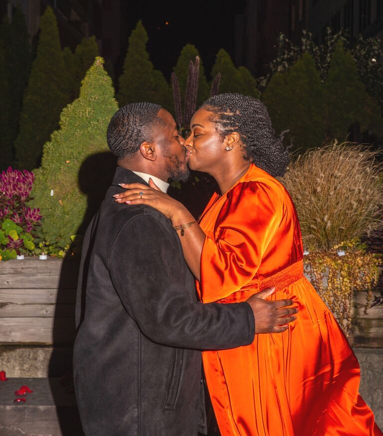An unforgettable engagement. 