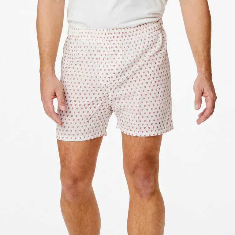 J.Crew Strawberry Print Boxers in White for Men