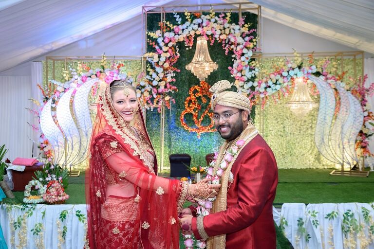 Beginning the wedding ceremony