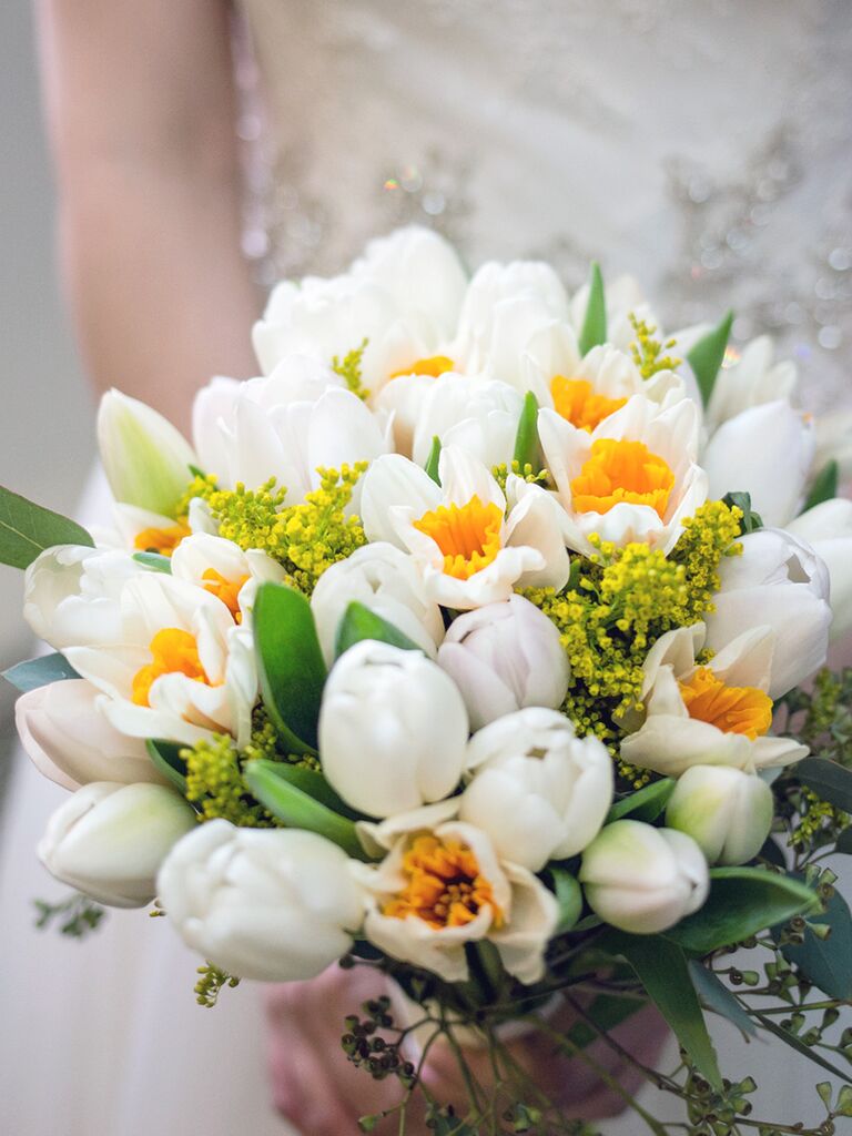 tulip bridesmaid bouquet