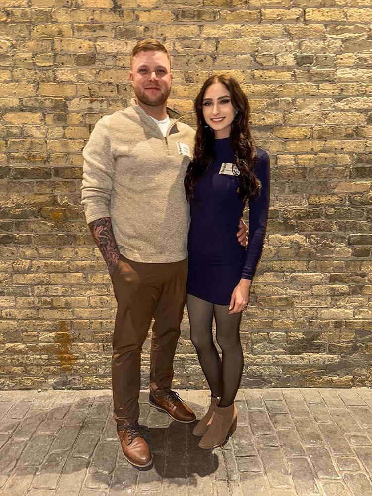 Third year attending Katie's annual work holiday party.