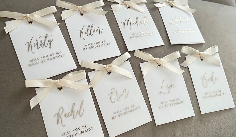 Asked our bridal party a big question!