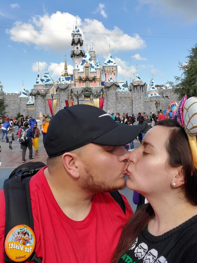 First Visit to Disneyland Together. Anaheim, CA.