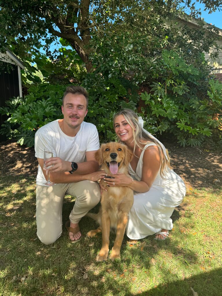 Brendan and Pippin surprised Delaney at her bridal shower!