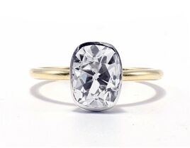 cushion cut engagement rings