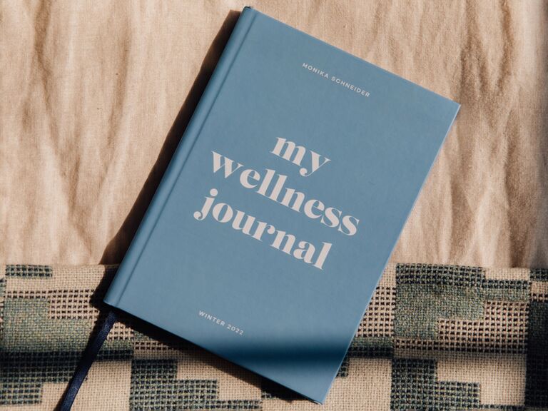 Wellness journal engagement gift for friend