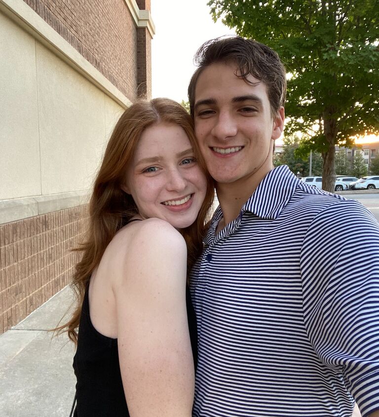 3rd Anniversary:

In their third year together, Claire and Alex traveled to several places: Nashville, TN; a cruise through the Gulf of Mexico; Orange Beach, AL; and a weekend at Petit Jean State Park. Before their third year together was over, Alex graduated and started a research position at UAMS.