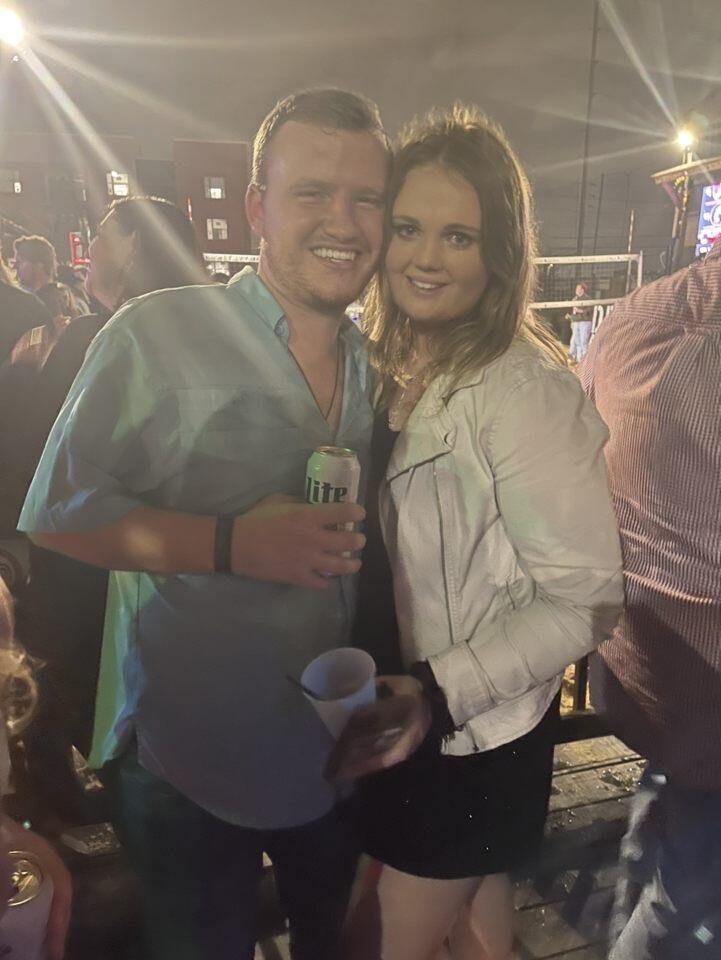 Rylie left for flight school.  They did long distance for 8 months. Despite the stresses of long distance, they still managed to make it work through visits and face time. 