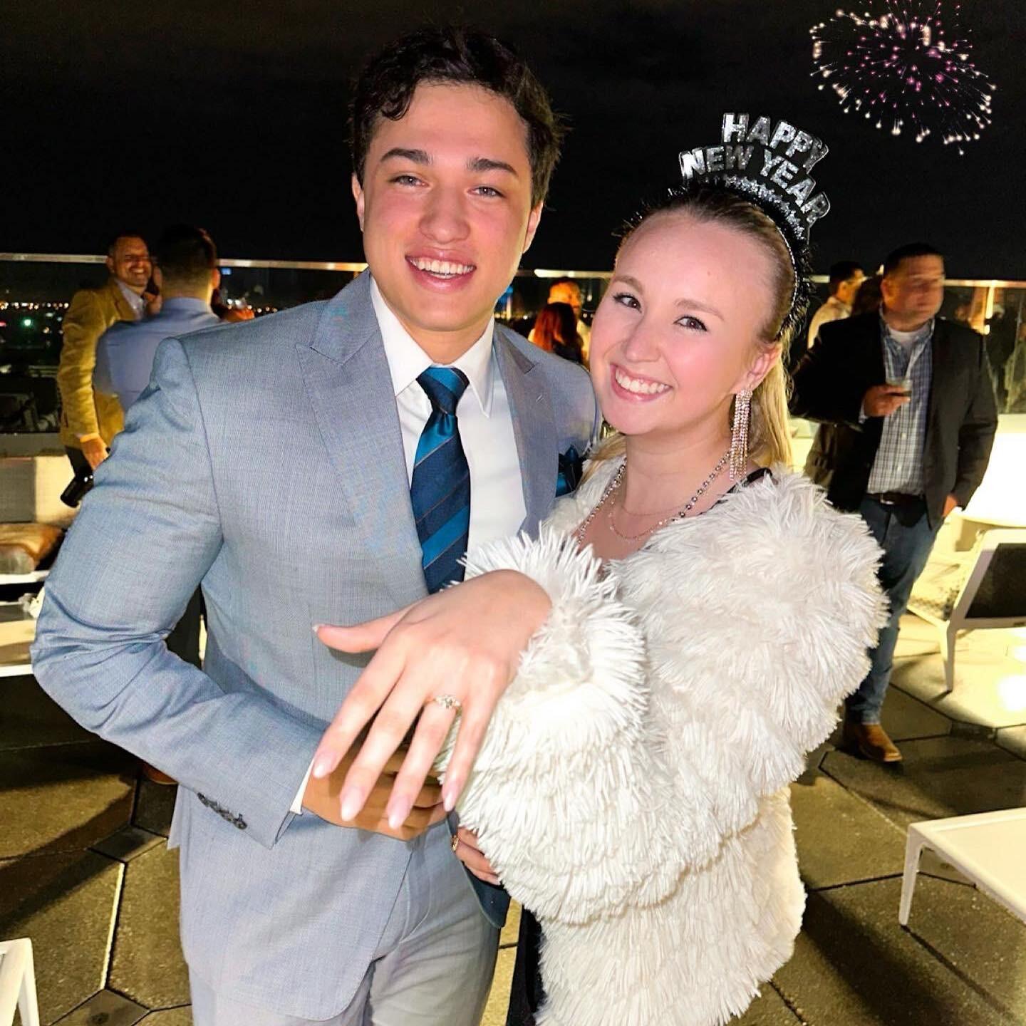 Gianni proposed right after the 2023 New Years Countdown! We like to say we were the first couple of 2023 to get engaged!