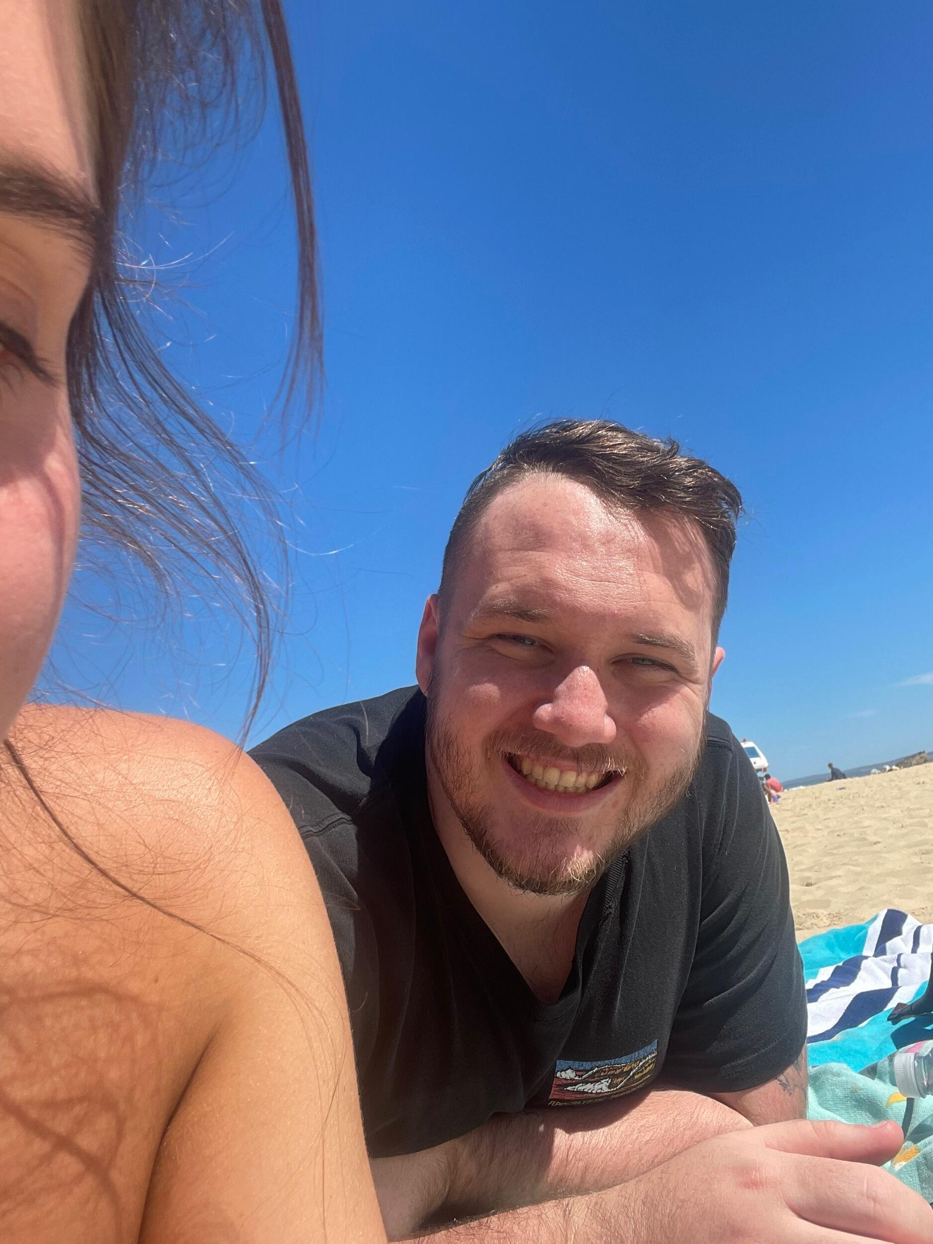 Ben and the beach do not mix. However, Matilda in her kini at the beach, he can deal with that. Lots of beach dates followed, even though Ben has a high distaste for the beach.