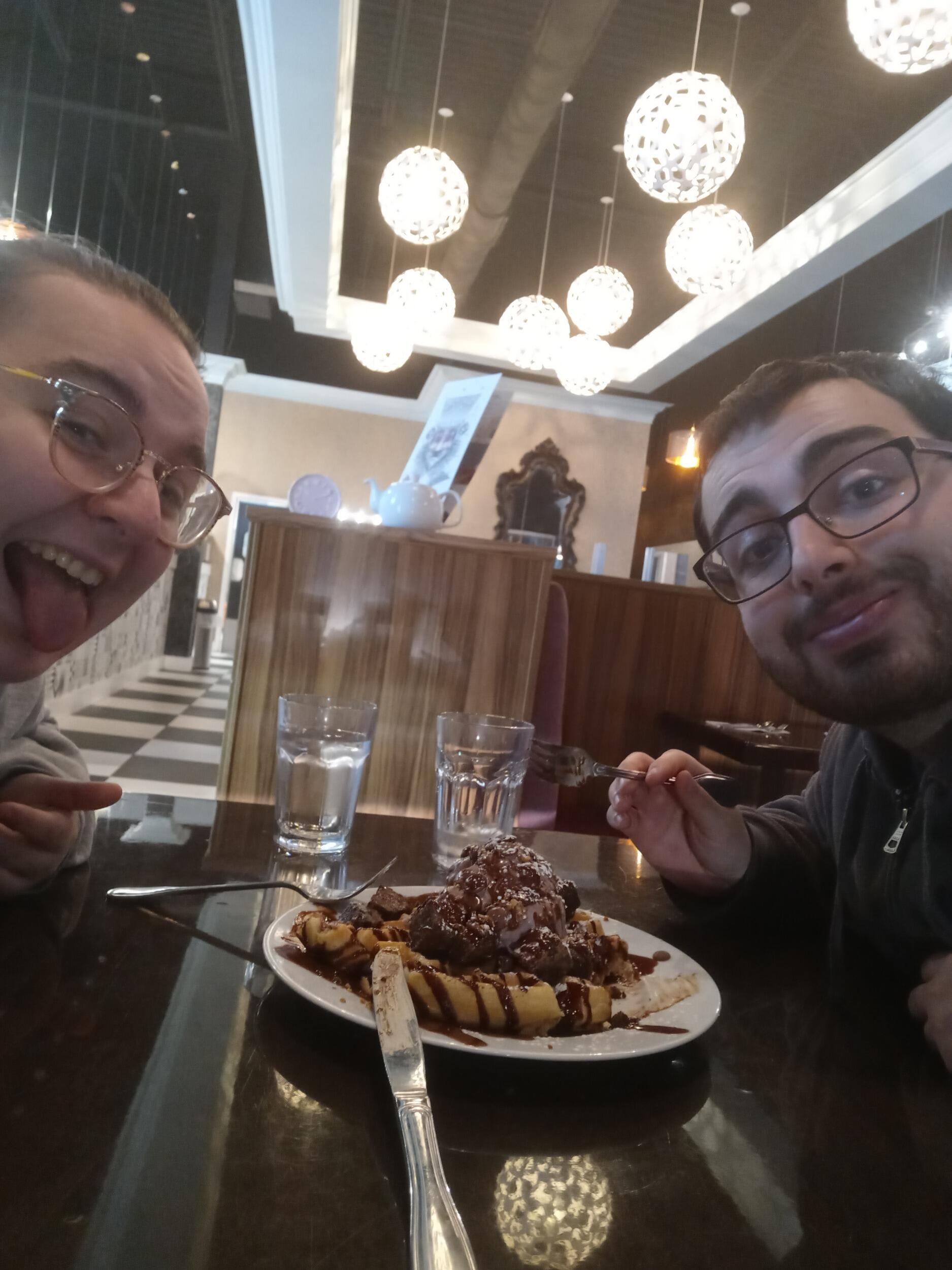 Late night dessert (after a proposal!)