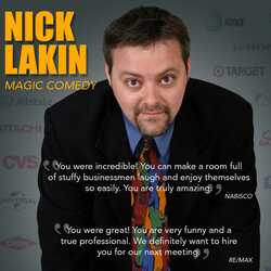 Comedy Magician Nick Lakin, profile image
