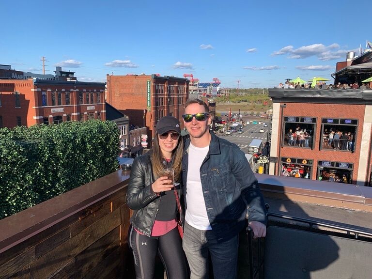 Our first trip together! Our first date was on July 19, 2019