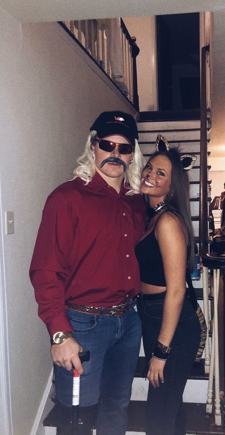 Our first Halloween (Timmy won the costume content at Baba's this night)