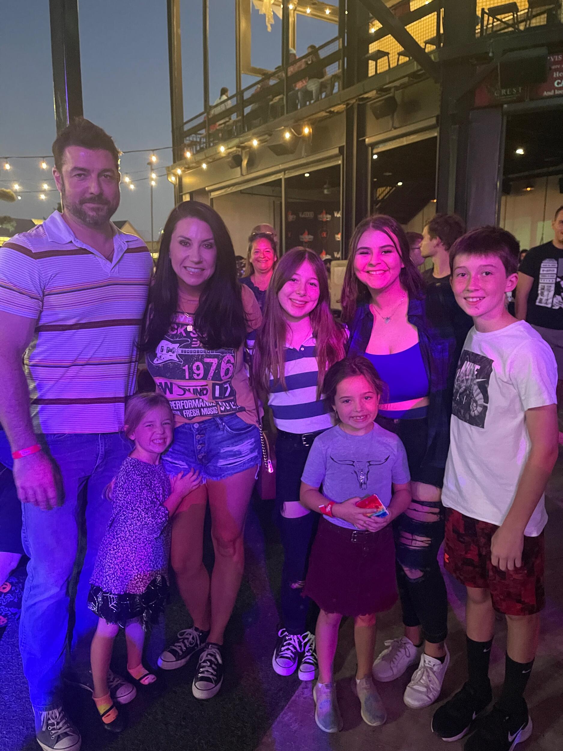Our first family concert seeing "Bowling for soup"!!