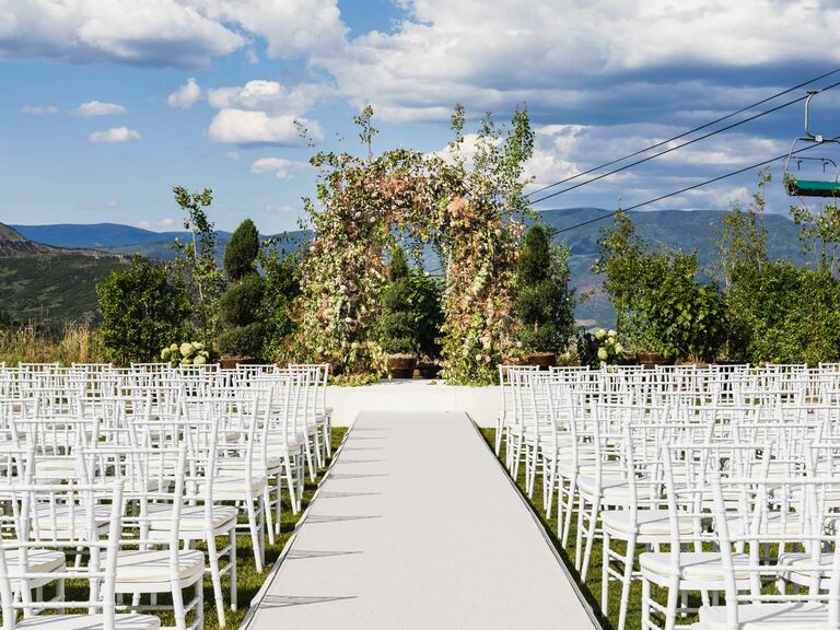Wedding venue in Snowmass, Colorado.