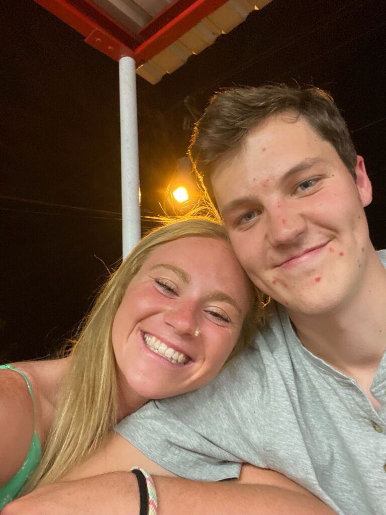 Nathan came to camp! Abby took her off night on Friday, so we went on a date to all her favorite places in Columbus, TX. Right after this picture was taken, we had our first talk about where our relationship was headed. 