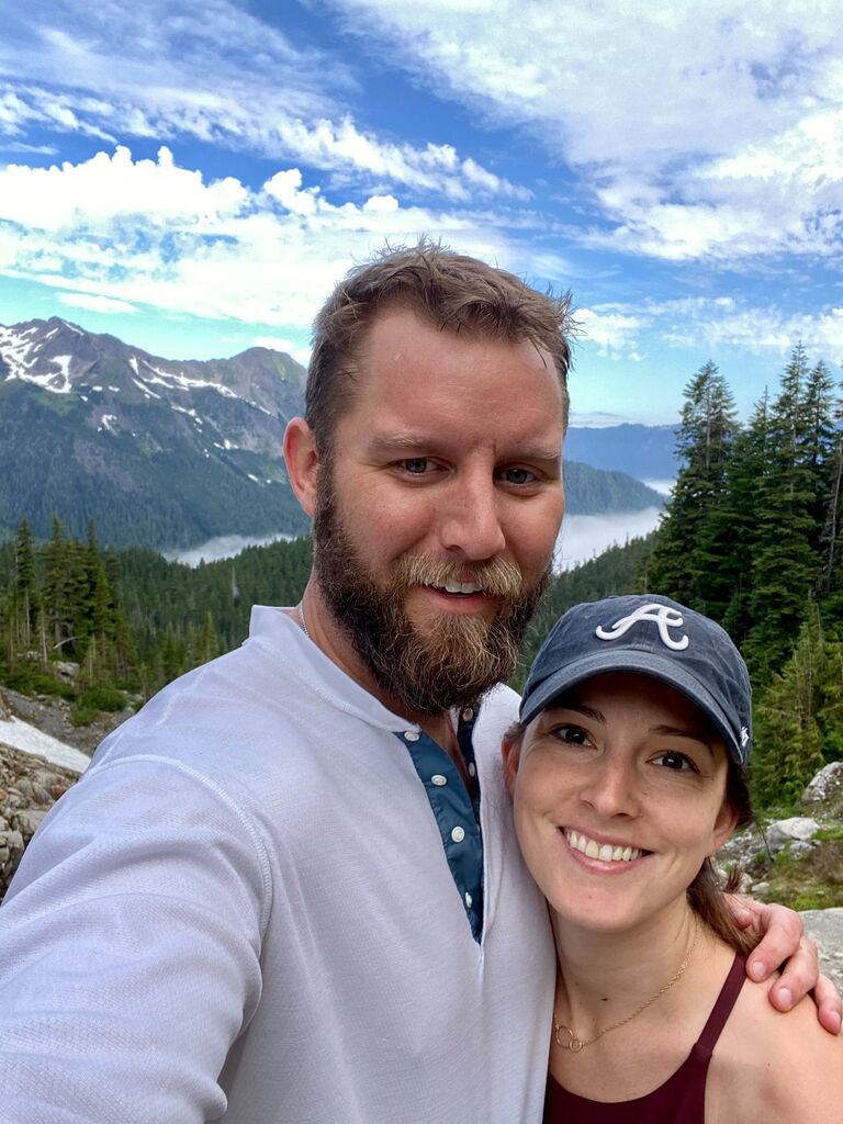 It was definitely worth seeing our first glacier together