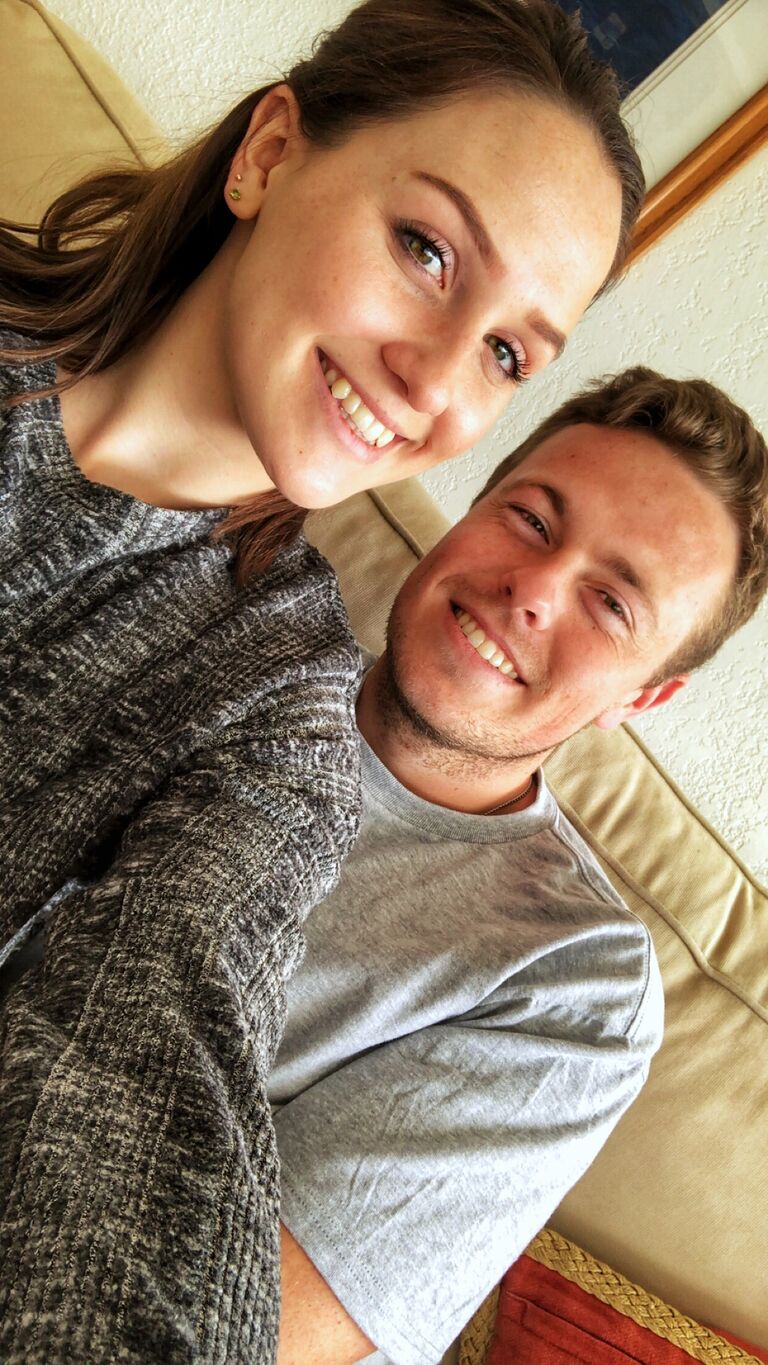 Then COVID hit and the world shut down, so we spent a lot of our time in his parent's garage watching movies, eating take-out, and passing time by going on scavenger hunt walks. This was also the first time I ever convinced him to take a "selfie" with me. Big milestones!!