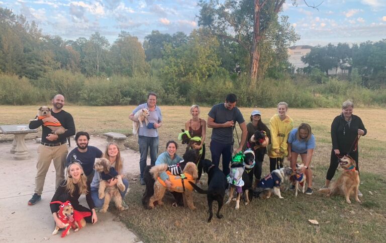 First dog Halloween Party 
