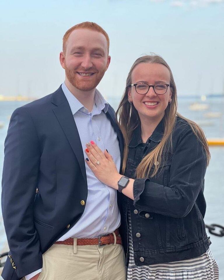 When we got engaged!