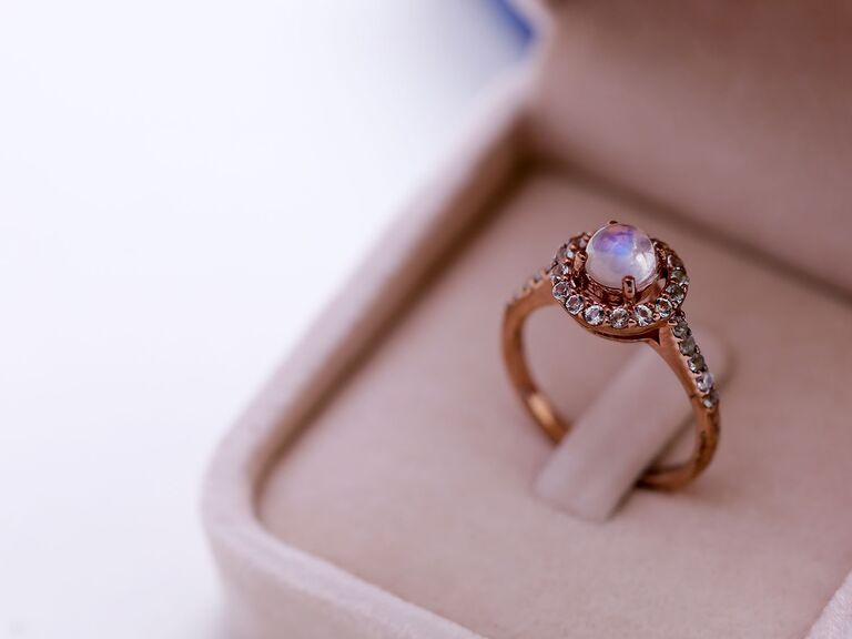 Heart Shaped Pink Diamond Halo Engagement Ring with Pave | Sunny Eden