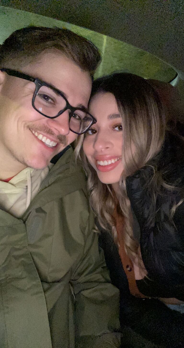 Annette and Gunnar out for a weekend in the city.
