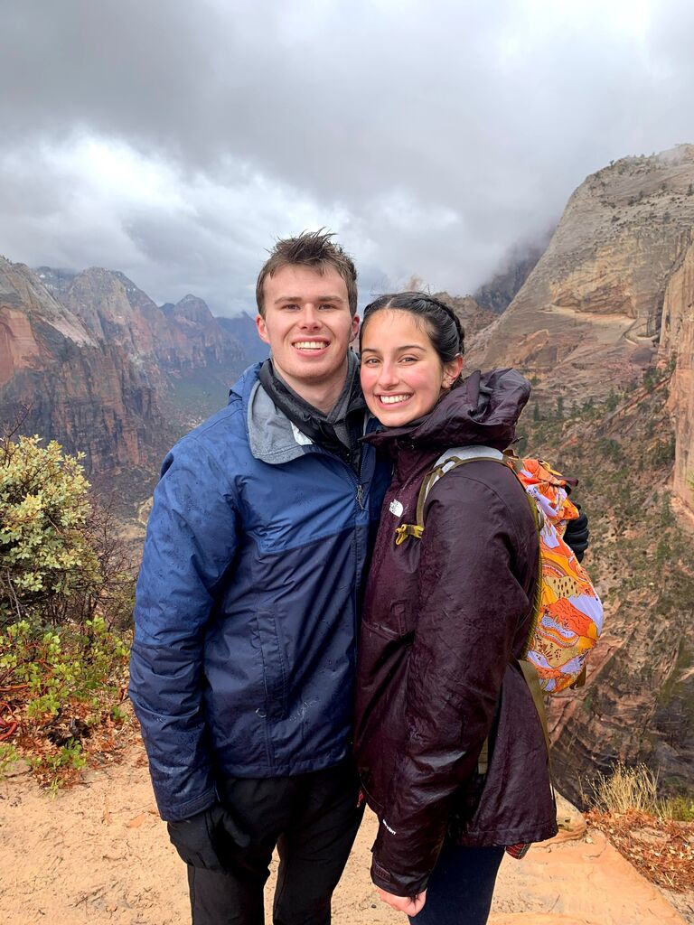 We hiked Angels Landing for Valentines day!!! Ross loves adventures and we have been on so many more since this!