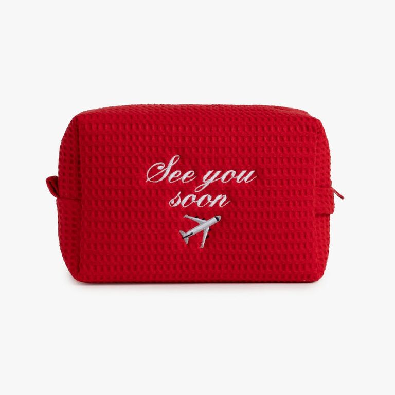 Abbode personalized waffle pouch