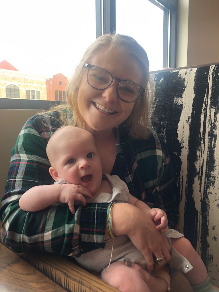 Jenn gets to meet the baby!