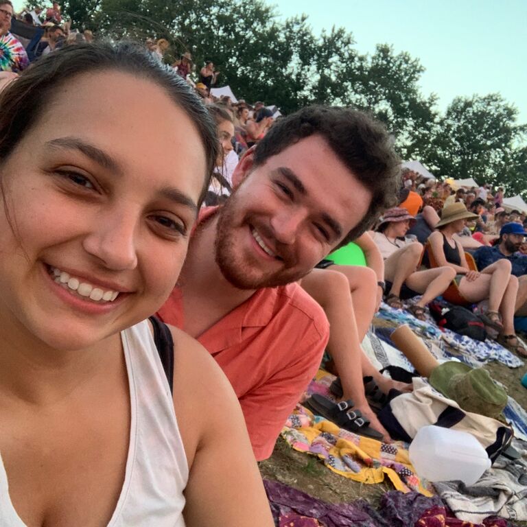 Hinterland music festival... 100% humidity and heat with absolutely no shade for 3 days (a price we gladly paid for MUNA).