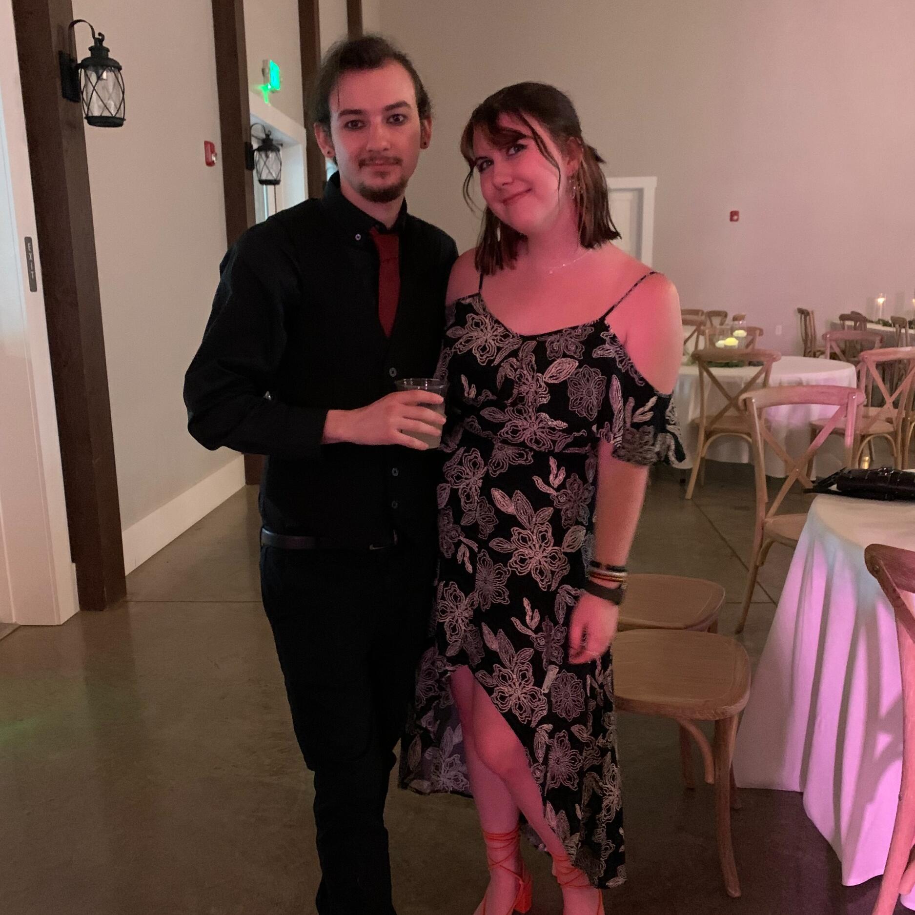 Our first ever wedding we attended together! Trinity and Kenny had the most gorgeous wedding. Thanks, guys, for inviting us!