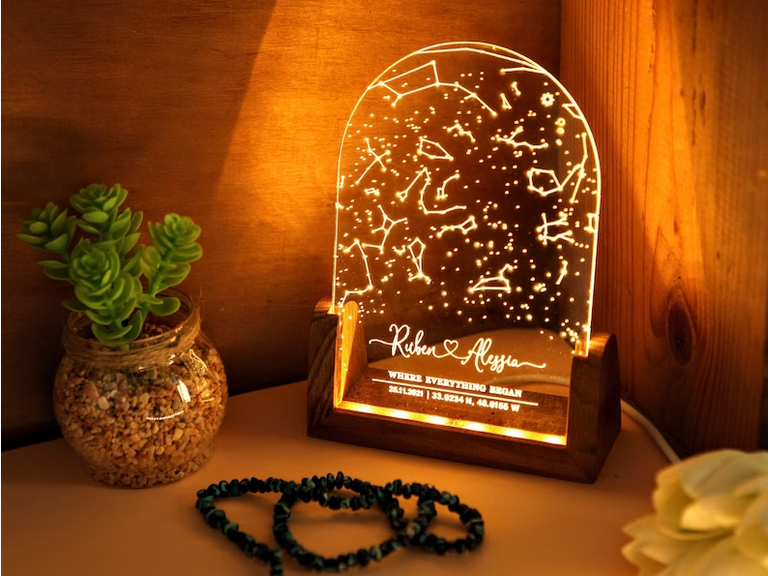 Constellation gift for your fiancé