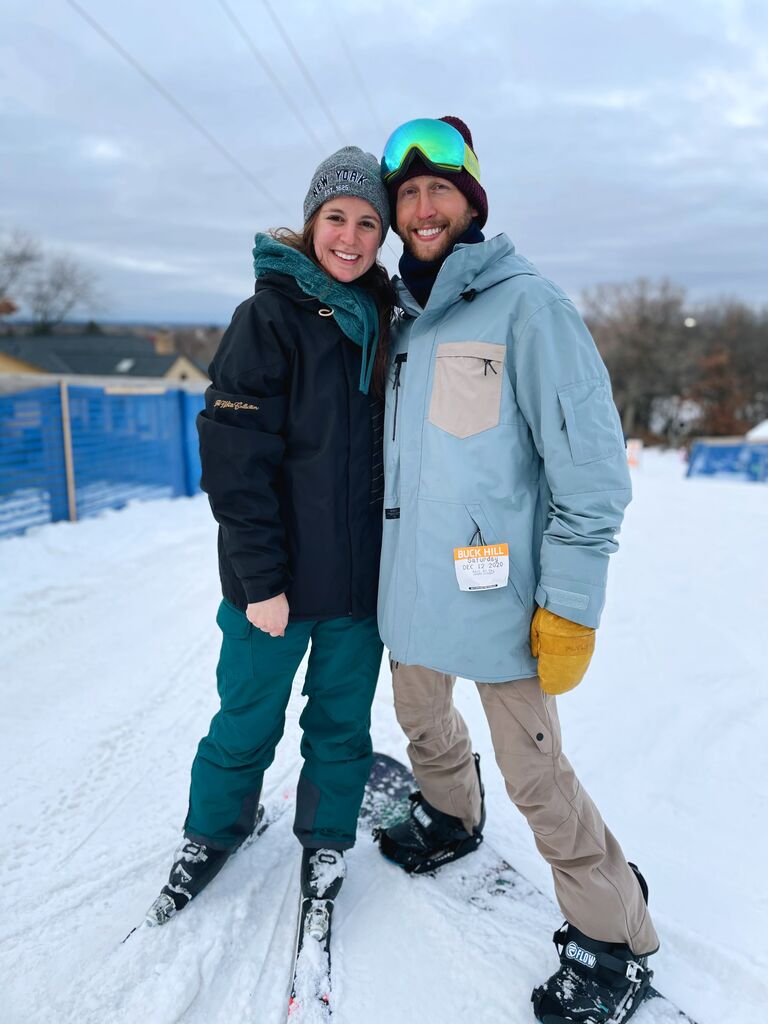 Kaylee Learns How To Ski