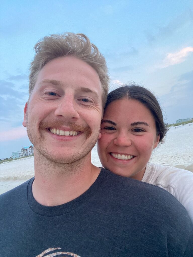 Our most recent beach trip (Justin got to come on Pawsat family vacation!)