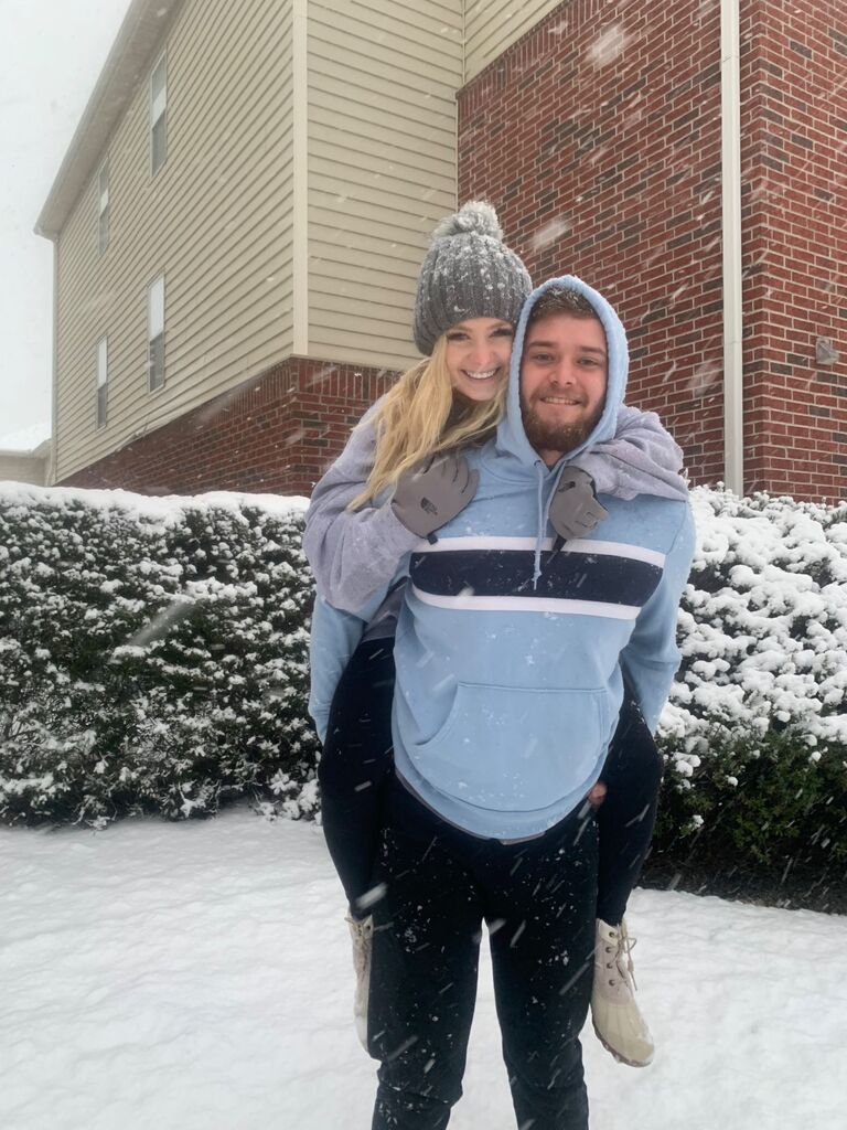 Snow for the first time together