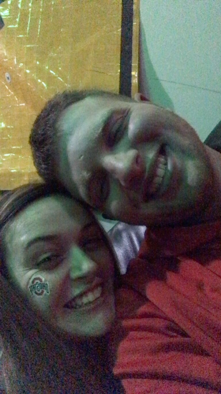 Taryn and Phil after a win at OSU
