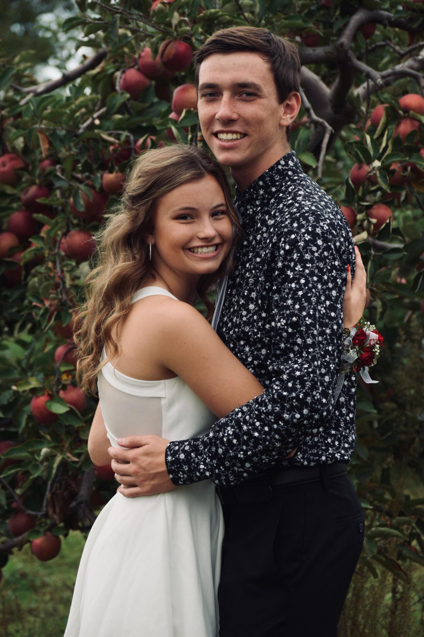 First Homecoming Together. 
Maddie, Sophomore & Keaton, Senior. 