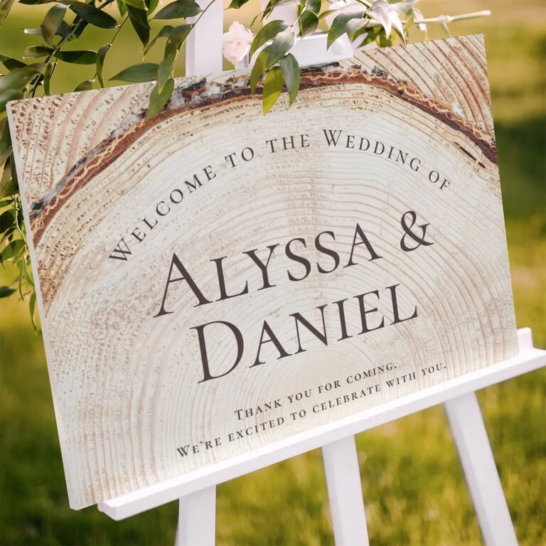 Rustic welcome board from Zazzle. 