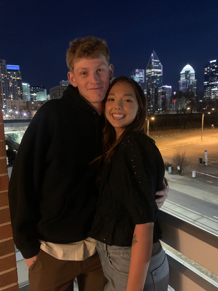 This is Ivey and Will's first picture together in Charlotte, NC! They weren't even dating at the time!