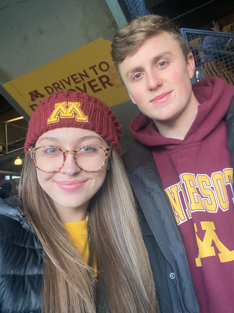 Brooklyn starts college at the University of Minnesota in Minneapolis, MN and James starts playing college hockey at Northland College in Ashland, WI