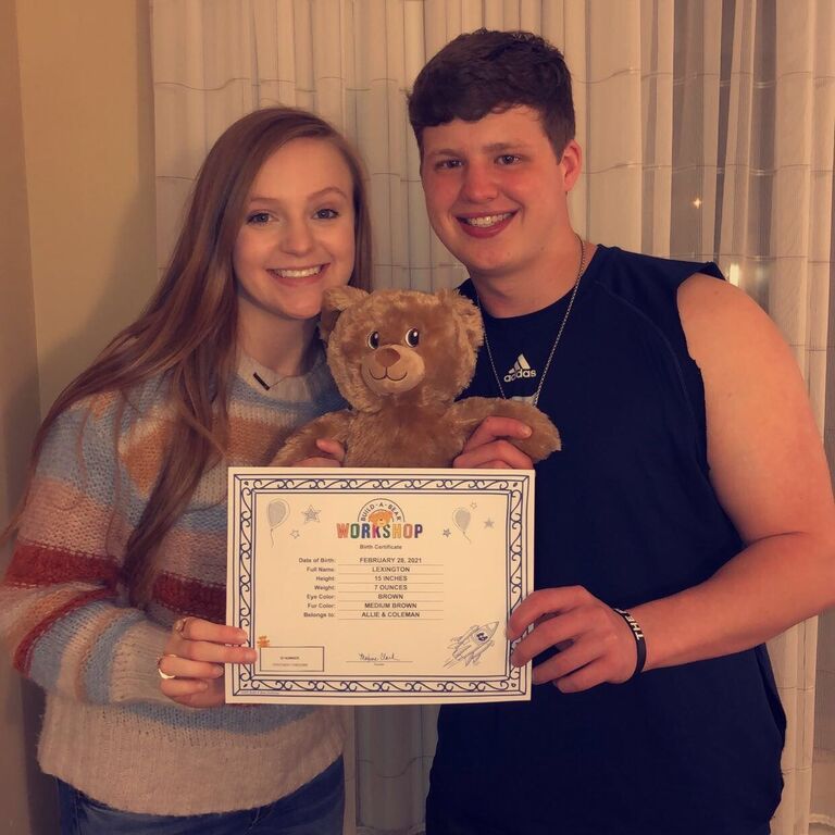Fun Fact: Allie LOVED going to Build-a-Bear growing up! Therefore, their first trip together absolutely calls for their first build-a-bear together named after the city they traveled to. 